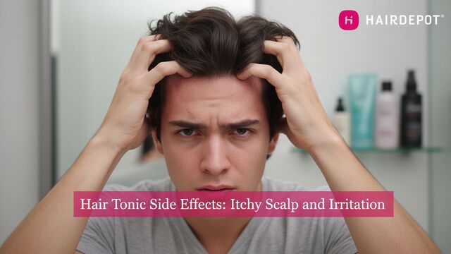 Hair Tonic Side Effects: Itchy Scalp and Irritatio | HAIRDEPOT